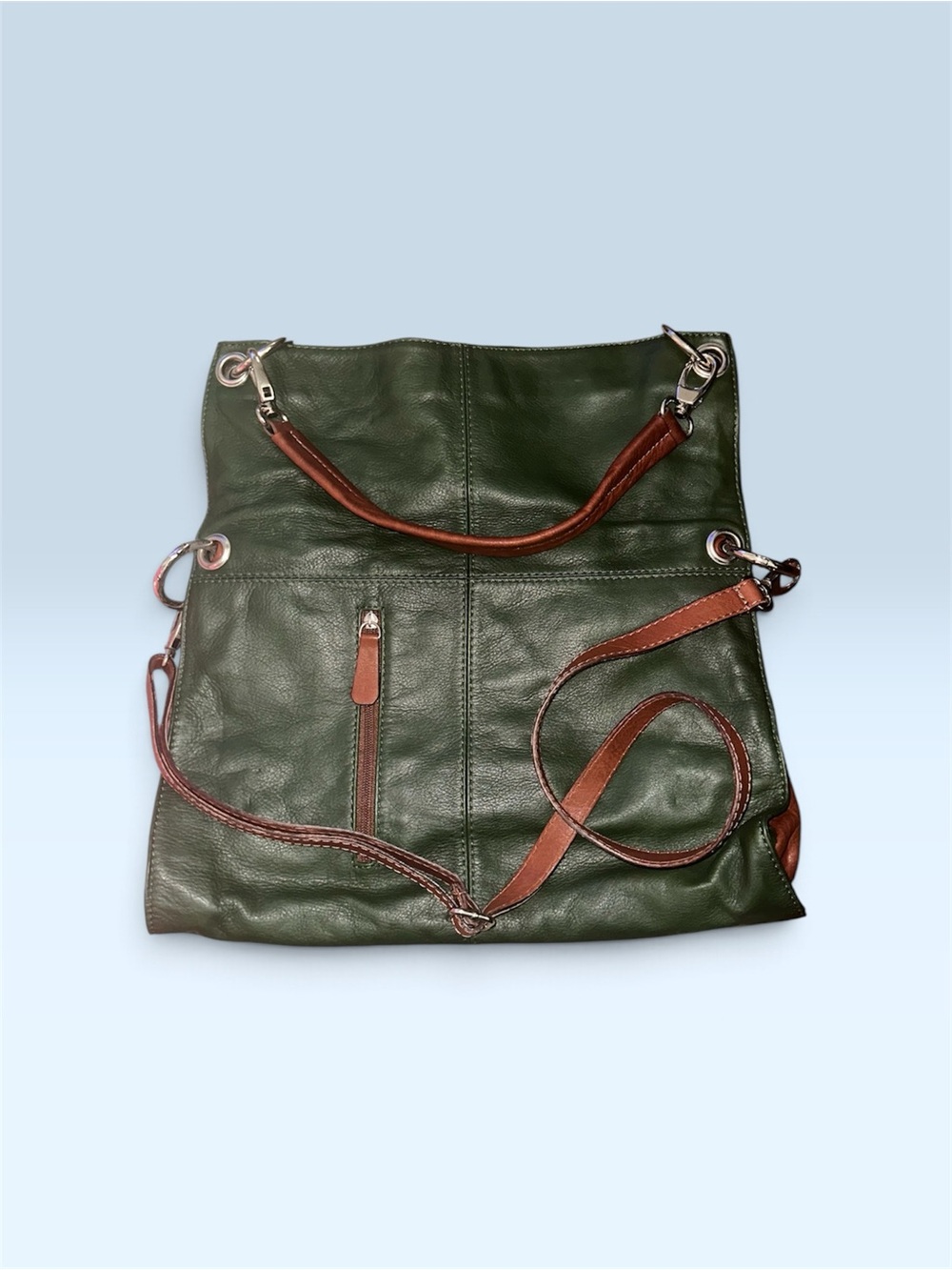 Large Green Purse Tote
